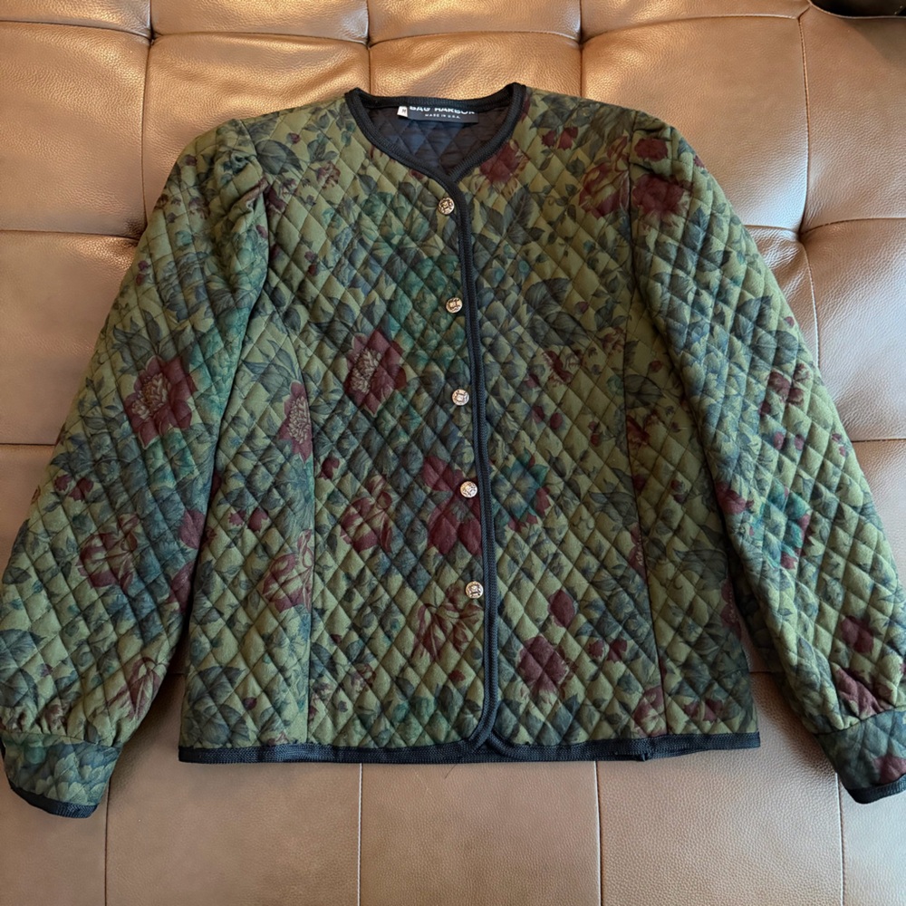 Sag Harbor Vintage Union Made
Women's Quilted Button Down Jacket Medium